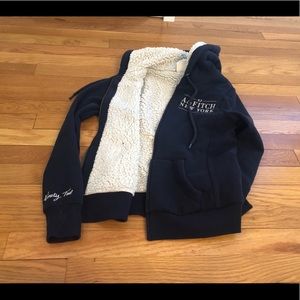 Furry Abercrombie and Fitch sweater